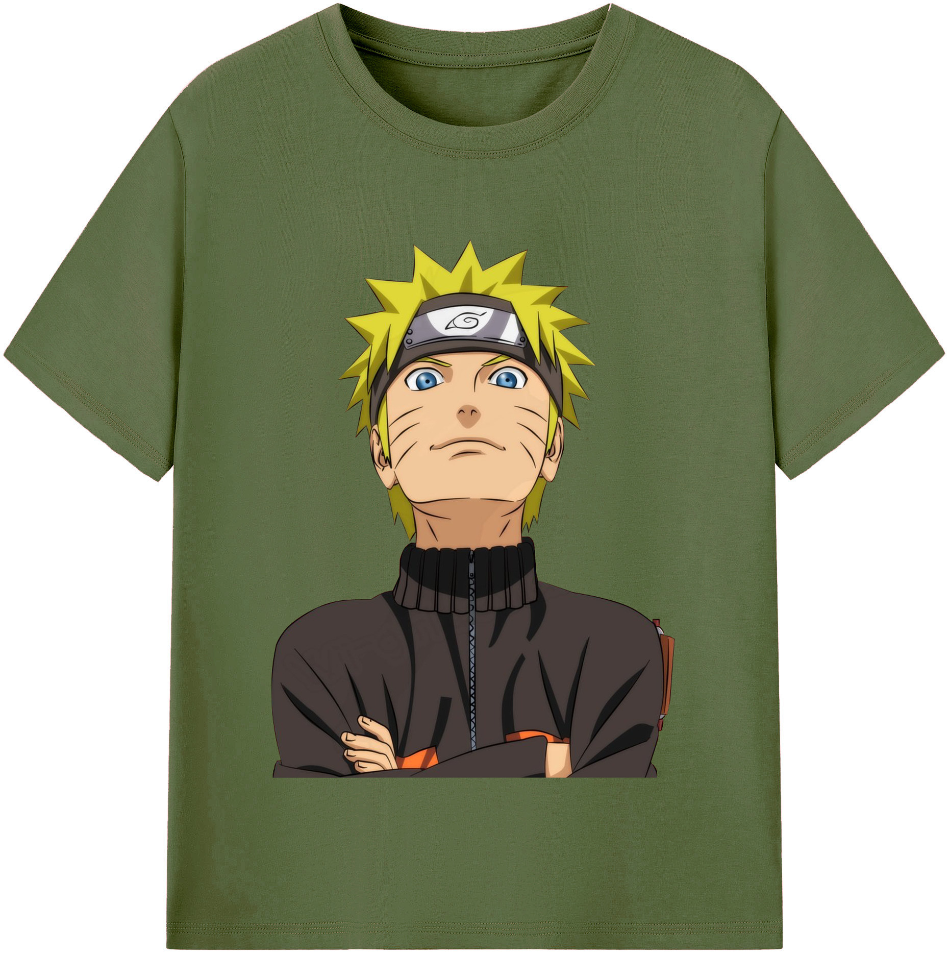 （画像用） NARUTO -ナルト- うずまき ナルト Uzumaki Naruto 綿100％半袖Tシャツ（フロントプリント）
